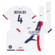 Maillot de foot Paris Saint-Germain Lucas Beraldo #4 Extérieur vêtements enfant 2025-26 Manches Courtes (+ pantalon court)